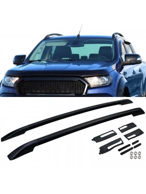 Hagusy, podélníky, nosiče Ford Ranger T6/T7/T8 double cab - černé